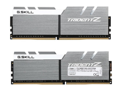 G.SKILL TridentZ Series 32GB (4 x 8GB) 288-Pin DDR4 SDRAM DDR4 3466 (PC4 27700) Intel Z370 Platform / Intel X99 Platform Desktop Memory Model F4-3466C16Q-32GTZSW