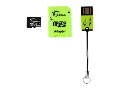 G.Skill 128GB microSDXC UHS-I/U1 Class 10 Memory Card with OTG (FF-TSDXC128GC-U1)