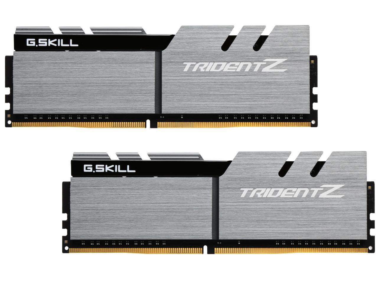 G.SKILL TridentZ Series 32GB (2 x 16GB) 288-Pin DDR4 SDRAM DDR4 3200 (PC4 25600) Intel Z370 Platform Desktop Memory Model F4-3200C14D-32GTZSK