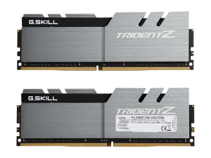 G.SKILL TridentZ Series 32GB (2 x 16GB) 288-Pin DDR4 SDRAM DDR4 3200 (PC4 25600) Intel Z370 Platform Desktop Memory Model F4-3200C14D-32GTZSK