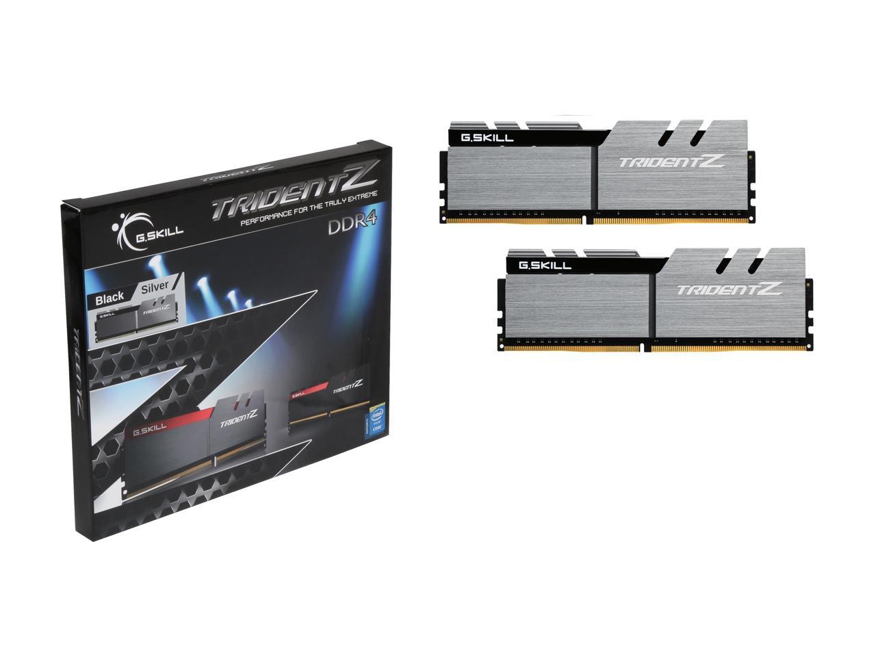 G.SKILL TridentZ Series 32GB (2 x 16GB) 288-Pin DDR4 SDRAM DDR4 3200 (PC4 25600) Intel Z370 Platform Desktop Memory Model F4-3200C14D-32GTZSK