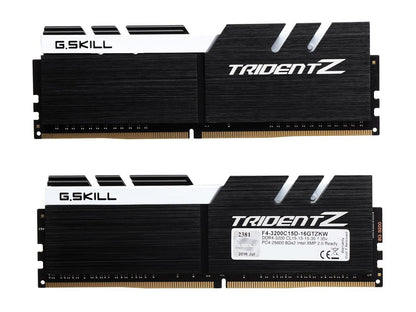 G.SKILL TridentZ Series 16GB (2 x 8GB) 288-Pin DDR4 SDRAM DDR4 3200 (PC4 25600) Intel Z370 Platform Desktop Memory Model F4-3200C15D-16GTZKW