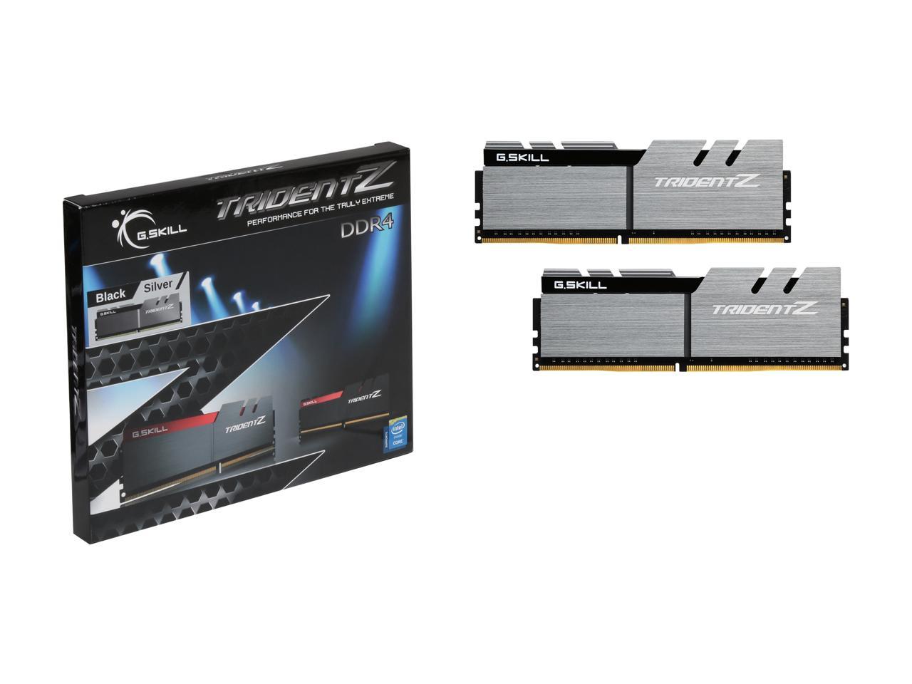 G.SKILL TridentZ Series 16GB (2 x 8GB) 288-Pin DDR4 SDRAM DDR4 3200 (PC4 25600) Intel Z370 Platform Desktop Memory Model F4-3200C15D-16GTZSK