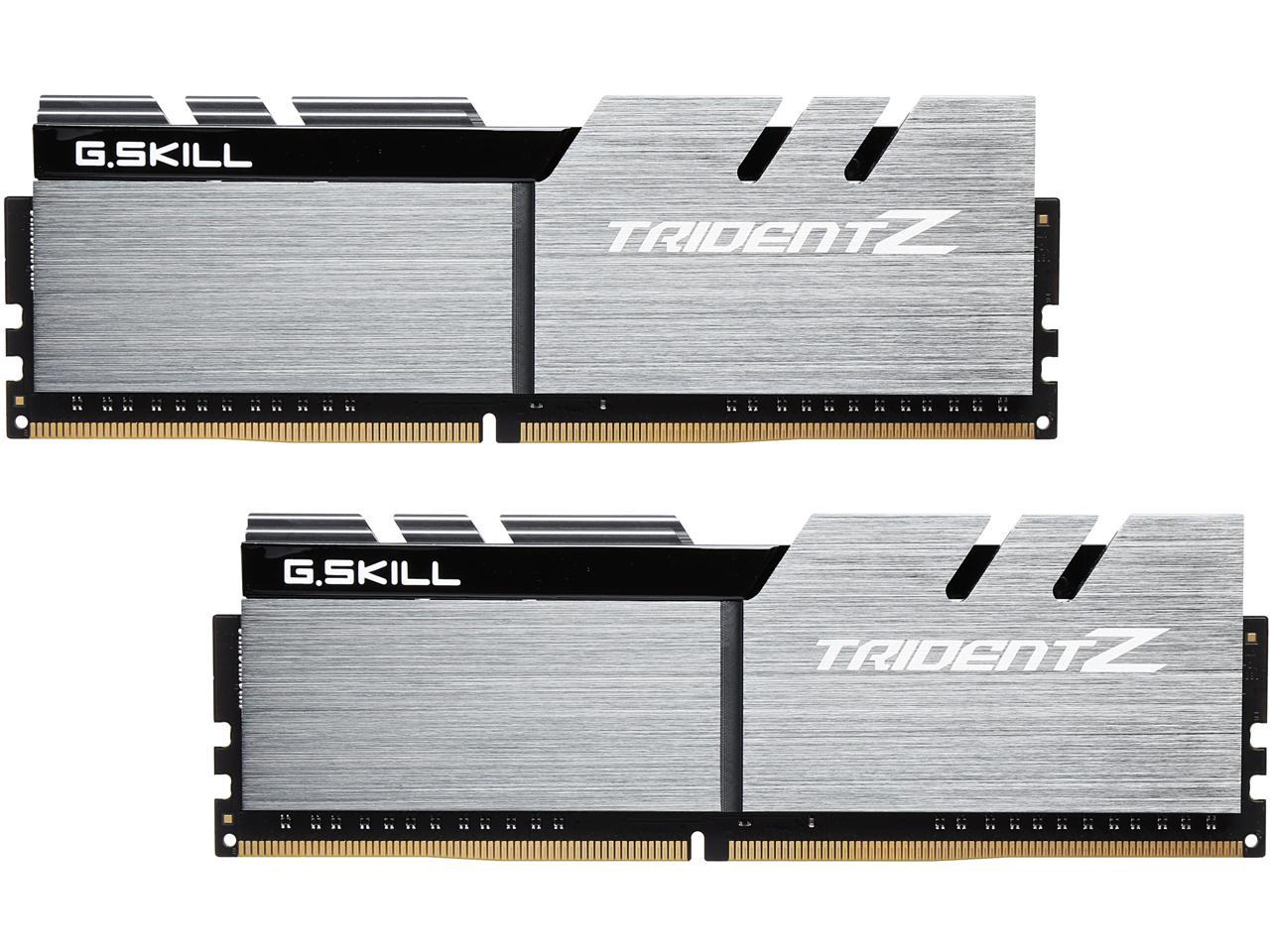 G.SKILL TridentZ Series 16GB (2 x 8GB) 288-Pin DDR4 SDRAM DDR4 3466 (PC4 27700) Intel Z370 Platform Desktop Memory Model F4-3466C16D-16GTZSK