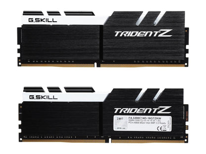 G.SKILL TridentZ Series 16GB (2 x 8GB) 288-Pin DDR4 SDRAM DDR4 3200 (PC4 25600) Intel Z370 Platform Desktop Memory Model F4-3200C14D-16GTZKW