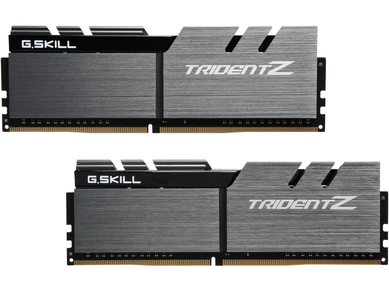 G.SKILL TridentZ Series 16GB (2 x 8GB) 288-Pin DDR4 SDRAM DDR4 3200 (PC4 25600) Desktop Memory Model F4-3200C14D-16GTZSK