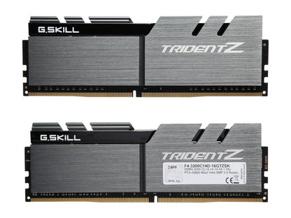 G.SKILL TridentZ Series 16GB (2 x 8GB) 288-Pin DDR4 SDRAM DDR4 3200 (PC4 25600) Desktop Memory Model F4-3200C14D-16GTZSK
