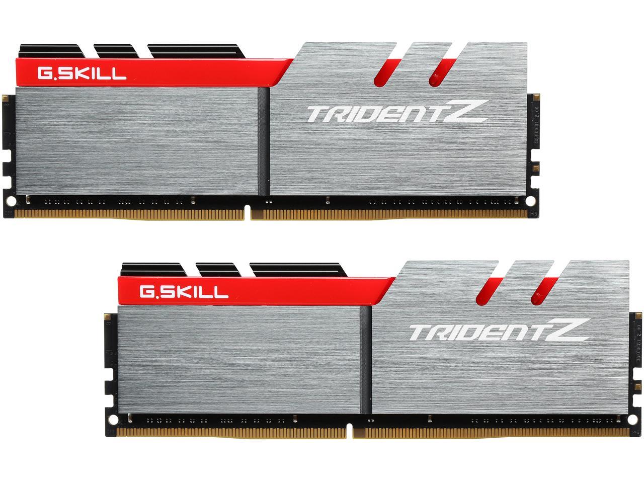 G.SKILL TridentZ Series 32GB (2 x 16GB) 288-Pin DDR4 SDRAM DDR4 3200 (PC4 25600) Intel Z370 Platform Memory (Desktop Memory) Model F4-3200C16D-32GTZ