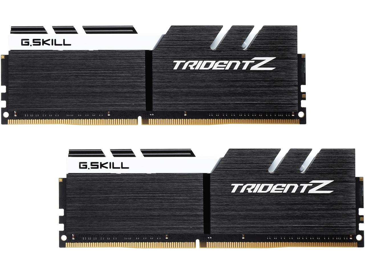 G.SKILL TridentZ Series 32GB (2 x 16GB) 288-Pin DDR4 SDRAM DDR4 3200 (PC4 25600) Intel XMP 2.0 Desktop Memory Model F4-3200C16D-32GTZKW