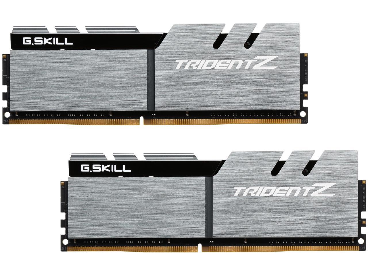 G.SKILL TridentZ Series 32GB (2 x 16GB) 288-Pin DDR4 SDRAM DDR4 3200 (PC4 25600) Intel Z370 Platform Desktop Memory Model F4-3200C16D-32GTZSK