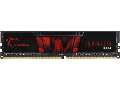G.SKILL Aegis 8GB 288-Pin DDR4 SDRAM DDR4 3000 (PC4 24000) Memory (Desktop Memory) Model F4-3000C16S-8GISB