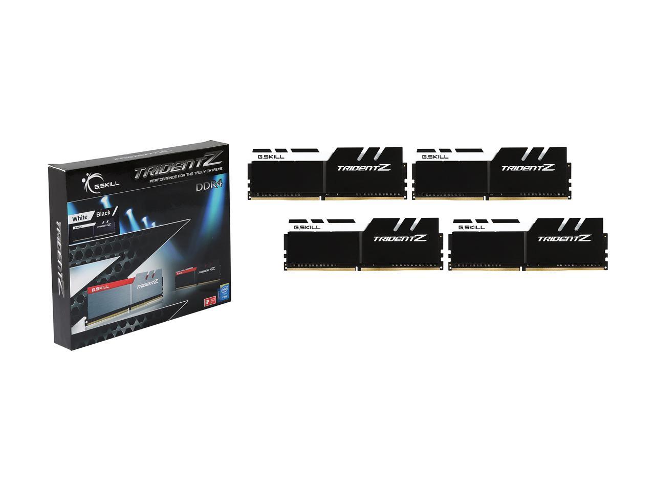 G.SKILL TridentZ Series 32GB (4 x 8GB) 288-Pin DDR4 SDRAM DDR4 3300 (PC4 26400) Desktop Memory Model F4-3300C16Q-32GTZKW