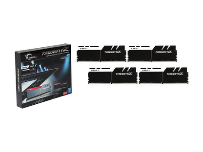 G.SKILL TridentZ Series 32GB (4 x 8GB) 288-Pin DDR4 SDRAM DDR4 3300 (PC4 26400) Desktop Memory Model F4-3300C16Q-32GTZKW