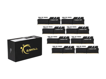 G.SKILL TridentZ Series 64GB (8 x 8GB) 288-Pin DDR4 SDRAM DDR4 3333 (PC4 26600) Desktop Memory Model F4-3333C16Q2-64GTZKW