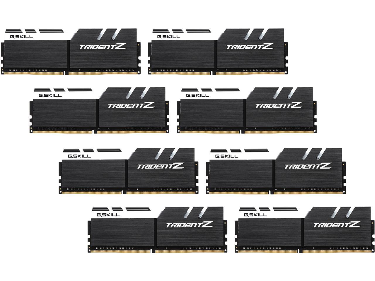 G.SKILL TridentZ Series 64GB (8 x 8GB) 288-Pin DDR4 SDRAM DDR4 3466 (PC4 27700) Intel Z370 Platform Desktop Memory Model F4-3466C16Q-32GTZKW