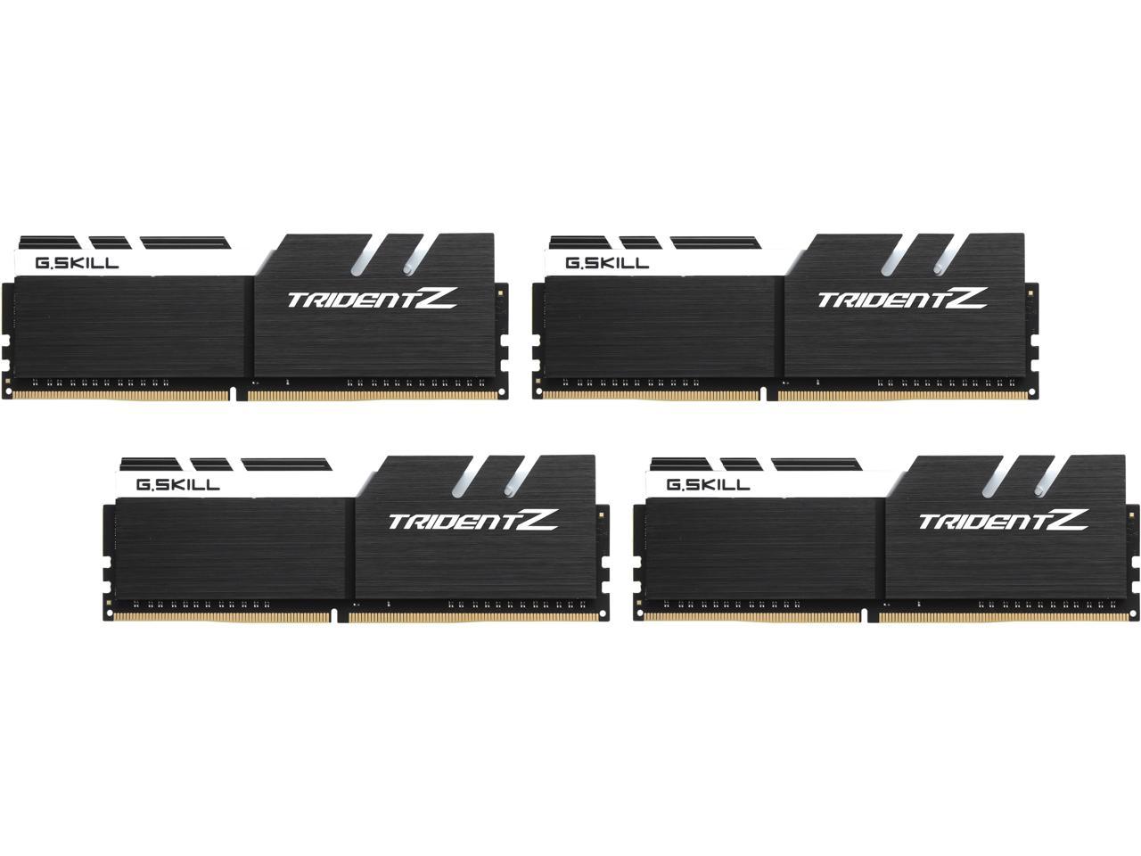 G.SKILL TridentZ Series 32GB (4 x 8GB) 288-Pin DDR4 SDRAM DDR4 3466 (PC4 27700) Intel Z370 Platform Desktop Memory Model F4-3466C16Q-32GTZKW