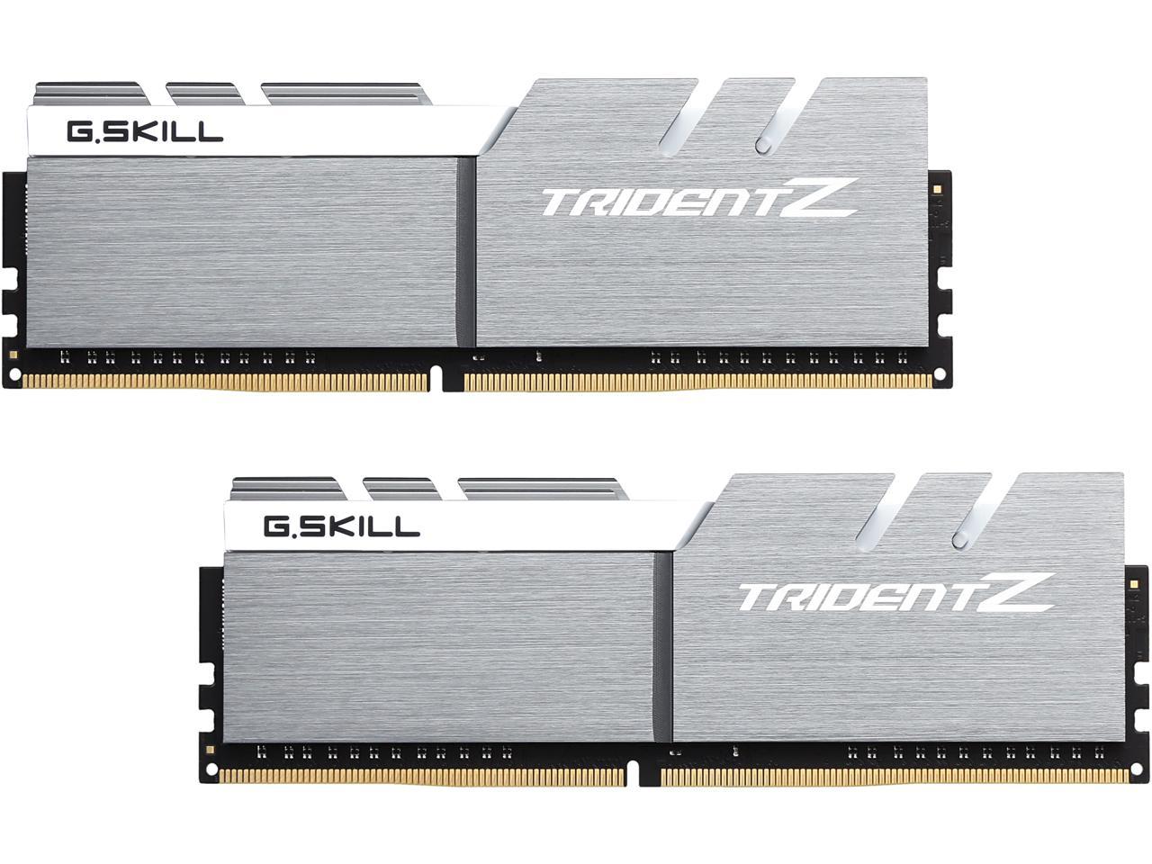 G.SKILL TridentZ Series 16GB (2 x 8GB) 288-Pin DDR4 SDRAM DDR4 3733 (PC4 29800) Intel Z170 / Z270 / Z370 / X299 Desktop Memory Model F4-3733C17D-16GTZSW