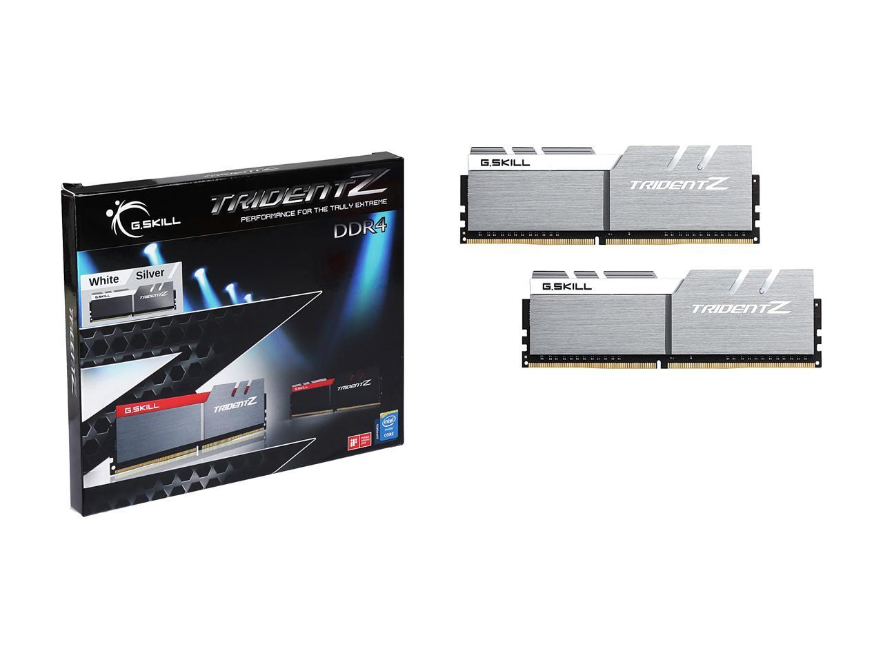 G.SKILL TridentZ Series 16GB (2 x 8GB) 288-Pin DDR4 SDRAM DDR4 3733 (PC4 29800) Intel Z170 / Z270 / Z370 / X299 Desktop Memory Model F4-3733C17D-16GTZSW