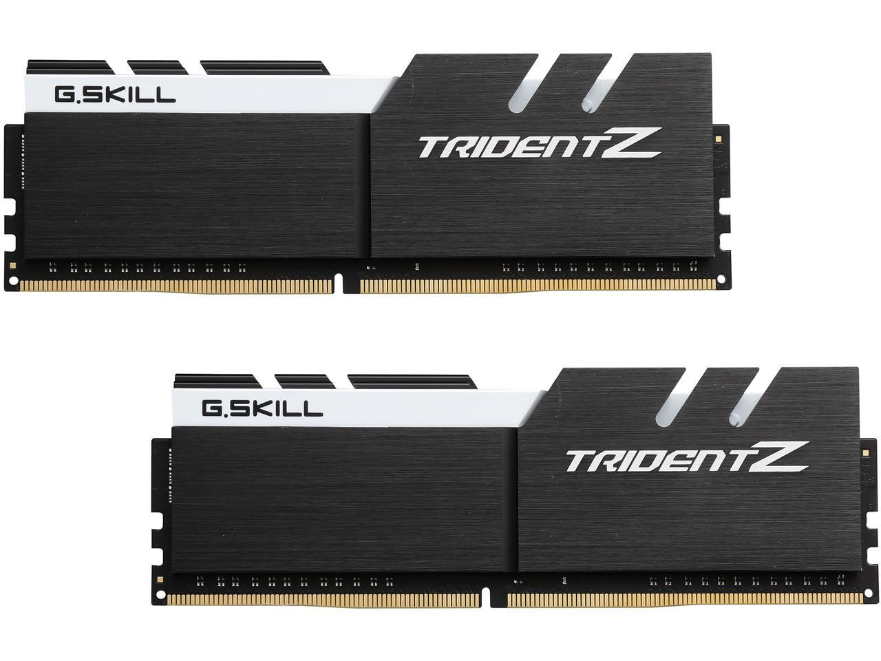 G.SKILL TridentZ Series 16GB (2 x 8GB) 288-Pin DDR4 SDRAM DDR4 4133 (PC4 33000) Intel Z170 / Z370 / X299 Desktop Memory Model F4-4133C19D-16GTZKW