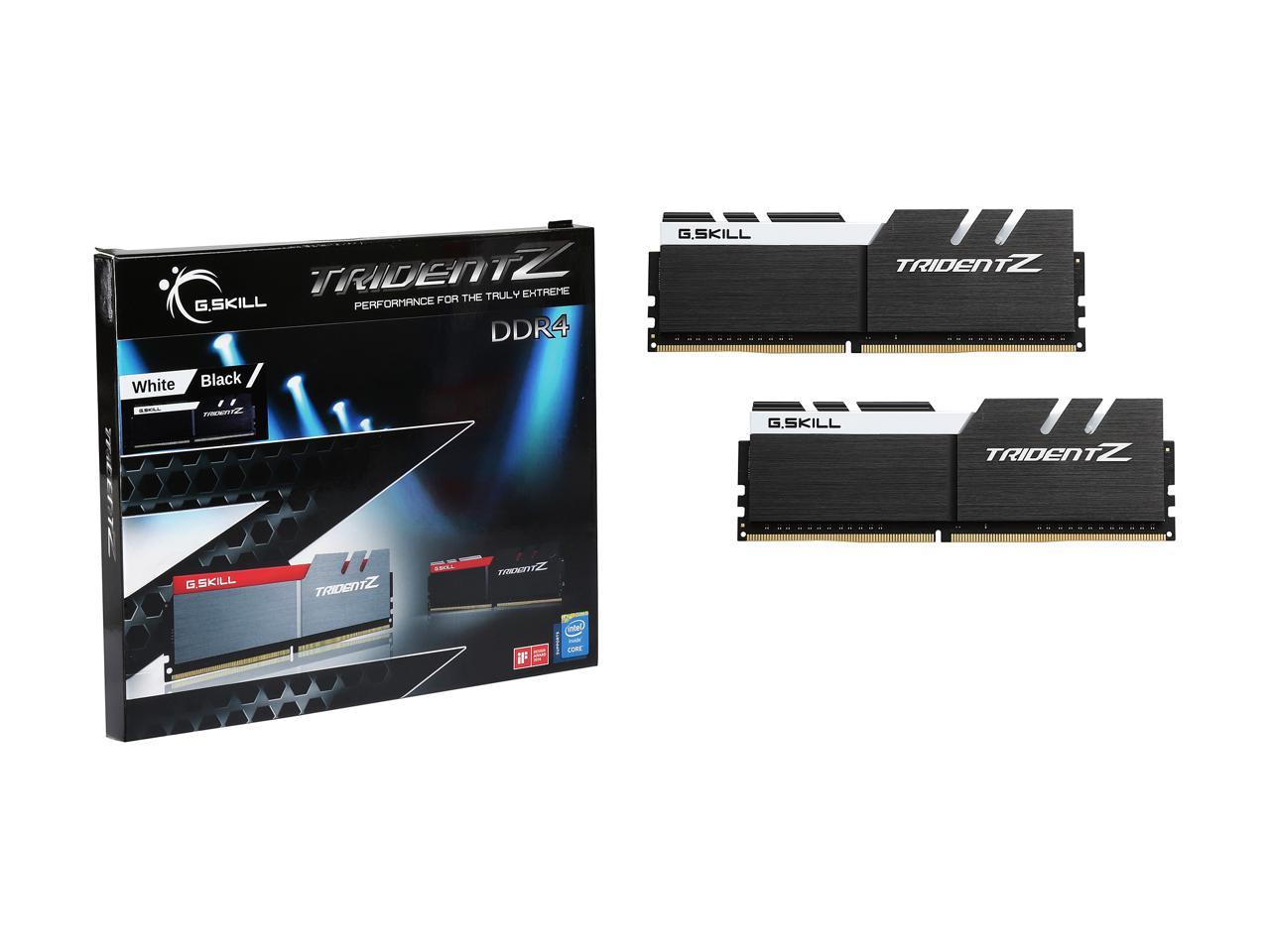 G.SKILL TridentZ Series 16GB (2 x 8GB) 288-Pin DDR4 SDRAM DDR4 4133 (PC4 33000) Intel Z170 / Z370 / X299 Desktop Memory Model F4-4133C19D-16GTZKW