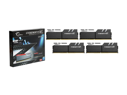 G.SKILL TridentZ Series 64GB (4 x 16GB) 288-Pin DDR4 SDRAM DDR4 3600 (PC4 28800) Intel Z370 / X299 Desktop Memory Model F4-3600C17Q-64GTZKW