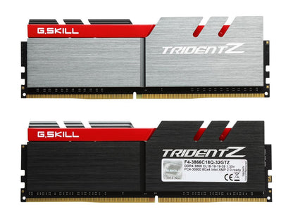 G.SKILL TridentZ Series 32GB (4 x 8GB) 288-Pin DDR4 SDRAM DDR4 3866 (PC4 30000) Intel Z270 / Z370 Desktop Memory Model F4-3866C18Q-32GTZ