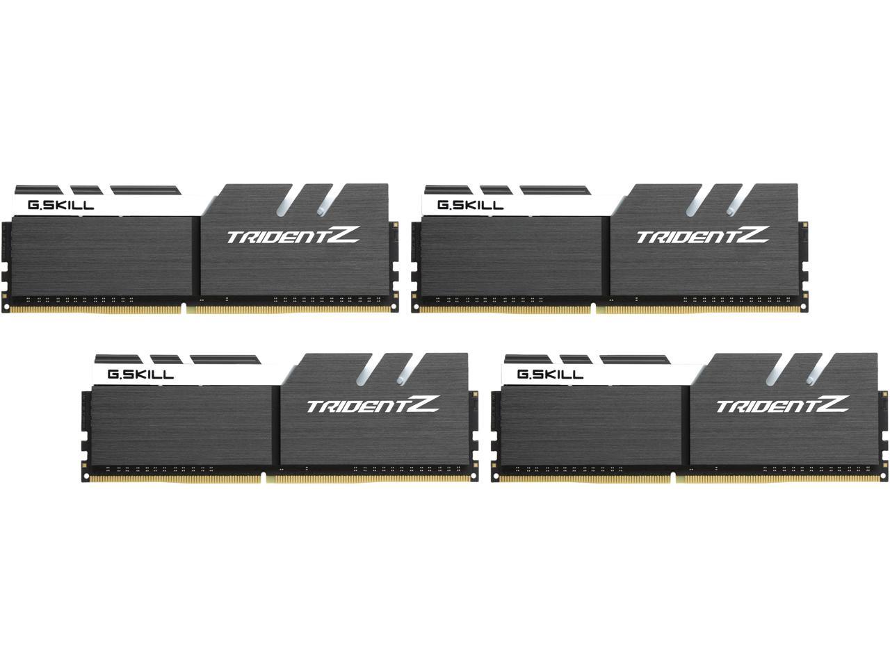 G.SKILL TridentZ Series 32GB (4 x 8GB) 288-Pin DDR4 SDRAM DDR4 3866 (PC4 30000) Intel Z270 / Z370 Desktop Memory Model F4-3866C18Q-32GTZKW