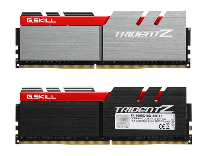G.SKILL TridentZ Series 32GB (4 x 8GB) 288-Pin DDR4 SDRAM DDR4 4000 (PC4 32000) Intel Z270 / Z370 Desktop Memory Model F4-4000C18Q-32GTZ