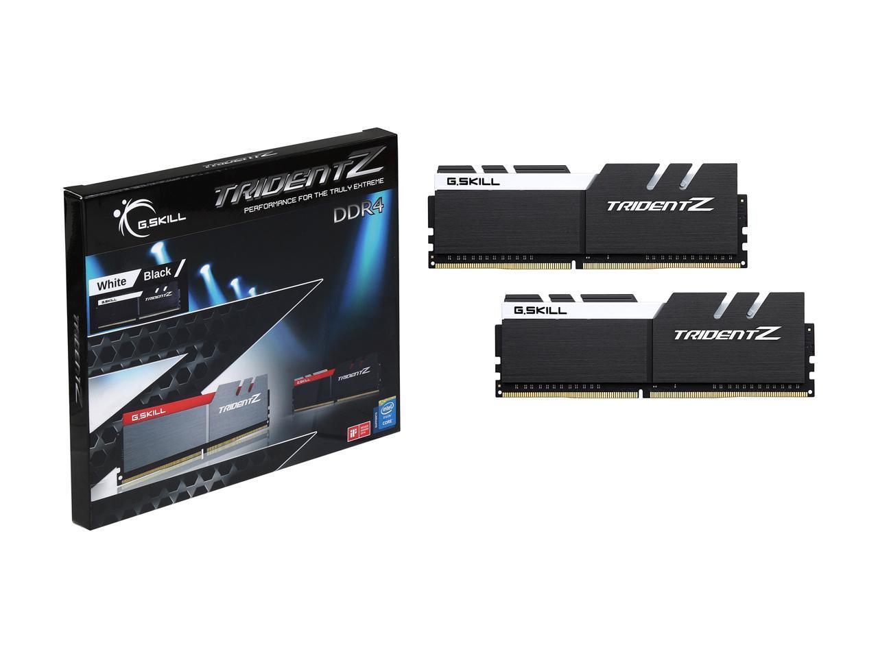 G.SKILL TridentZ Series 16GB (2 x 8GB) DDR4 4133 (PC4 33000) Intel Z270 / Z370 / X299 Memory (Desktop Memory) Model F4-4133C19D-16GTZKWC