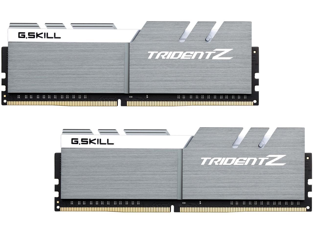 G.SKILL TridentZ Series 16GB (2 x 8GB) 288-Pin DDR4 SDRAM DDR4 4133 (PC4 33000) Intel Z270 / Z370 / X299 Memory (Desktop Memory) Model F4-4133C19D-16GTZSWC