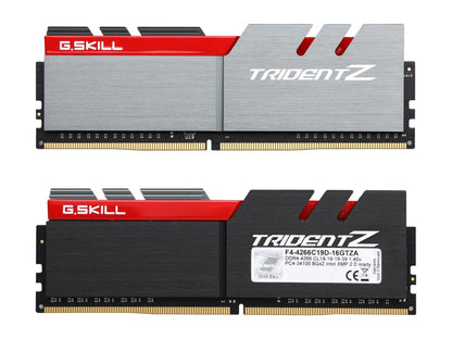 G.SKILL TridentZ Series 16GB (2 x 8GB) 288-Pin DDR4 SDRAM DDR4 4266 (PC4 34100) Intel Z270 / Z370 / X299 Memory (Desktop Memory) Model F4-4266C19D-16GTZA