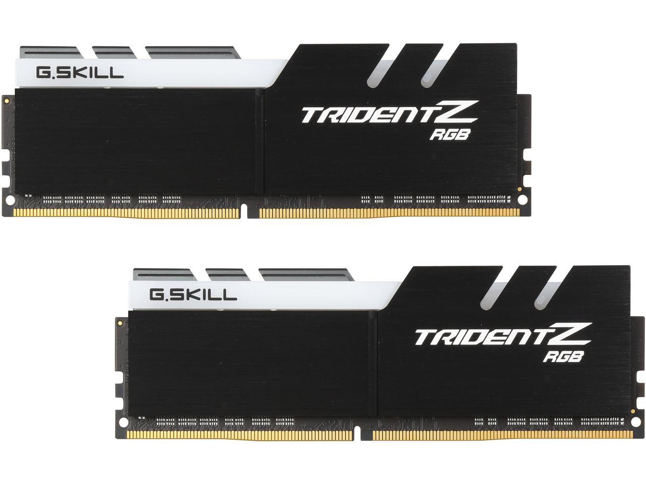 G.SKILL TridentZ RGB Series 16GB (2 x 8GB) 288-Pin DDR4 SDRAM DDR4 3000 (PC4 24000) Desktop Memory Model F4-3000C15D-16GTZR
