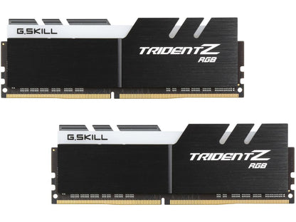 G.SKILL TridentZ RGB Series 16GB (2 x 8GB) 288-Pin DDR4 SDRAM DDR4 3200 (PC4 25600) Intel XMP 2.0 Desktop Memory Model F4-3200C16D-16GTZR