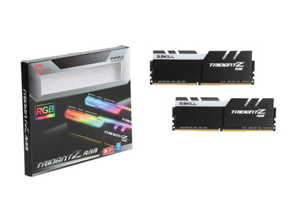 G.SKILL TridentZ RGB Series 16GB (2 x 8GB) 288-Pin DDR4 SDRAM DDR4 3200 (PC4 25600) Intel XMP 2.0 Desktop Memory Model F4-3200C16D-16GTZR