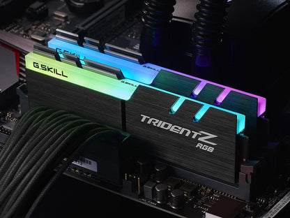G.SKILL TridentZ RGB Series 16GB (2 x 8GB) 288-Pin DDR4 SDRAM DDR4 3600 (PC4 28800) Desktop Memory Model F4-3600C17D-16GTZR