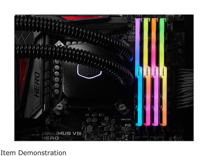 G.SKILL TridentZ RGB Series 32GB (4 x 8GB) 288-Pin DDR4 SDRAM DDR4 3000 (PC4 24000) Memory (Desktop Memory) Model F4-3000C16Q-32GTZR
