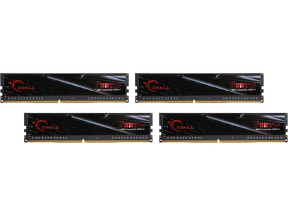 G.SKILL FORTIS Series 32GB (4 x 8GB) 288-Pin DDR4 SDRAM DDR4 2133 (PC4 17000) AMD X370 / B350 / A320 Memory (Desktop Memory) Model F4-2133C15Q-32GFT