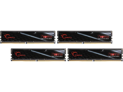G.SKILL FORTIS Series 64GB (4 x 16GB) 288-Pin DDR4 SDRAM DDR4 2400 (PC4 19200) AMD X370 / B350 / A320 Memory (Desktop Memory) Model F4-2400C16Q-64GFT