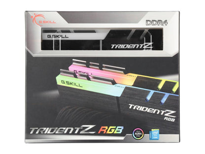 G.SKILL TridentZ RGB Series 32GB (2 x 16GB) 288-Pin DDR4 SDRAM DDR4 3200 (PC4 25600) Desktop Memory Model F4-3200C15D-32GTZR