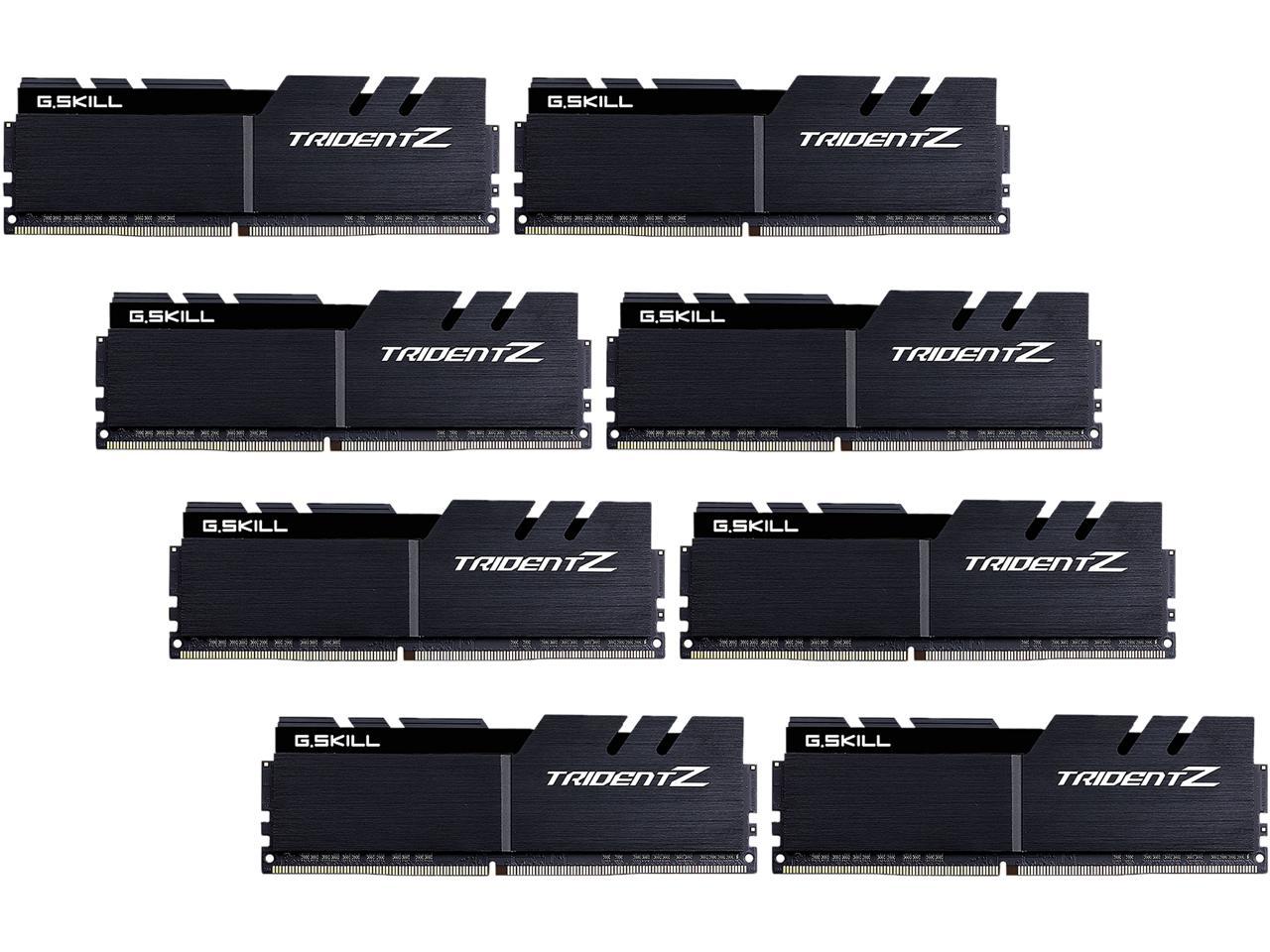 G.SKILL TridentZ Series 64GB (8 x 8GB) 288-Pin DDR4 SDRAM DDR4 3600 (PC4 28800) Intel X299 Desktop Memory Model F4-3600C16Q2-64GTZKK