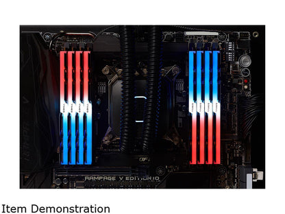 G.SKILL TridentZ RGB Series 64GB (8 x 8GB) 288-Pin DDR4 SDRAM DDR4 3733 (PC4 29800) Intel X299 Desktop Memory Model F4-3733C17Q2-64GTZR