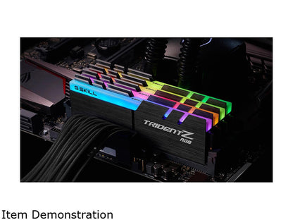 G.SKILL TridentZ RGB Series 32GB (4 x 8GB) 288-Pin DDR4 SDRAM DDR4 3733 (PC4 29800) Intel Z370 / X299 Desktop Memory Model F4-3733C17Q-32GTZR