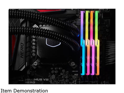G.SKILL TridentZ RGB Series 32GB (4 x 8GB) 288-Pin DDR4 SDRAM DDR4 3733 (PC4 29800) Intel Z370 / X299 Desktop Memory Model F4-3733C17Q-32GTZR