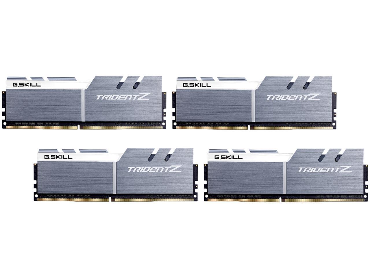G.SKILL TridentZ Series 32GB (4 x 8GB) 288-Pin DDR4 SDRAM DDR4 3733 (PC4 29800) Intel Z370 / X299 Desktop Memory Model F4-3733C17Q-32GTZSW