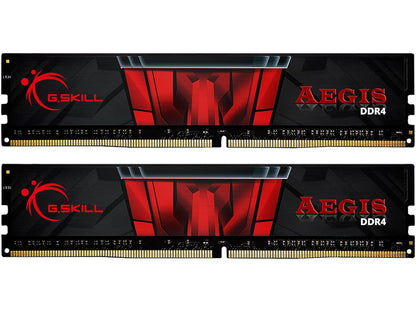 G.SKILL Aegis 16GB (2 x 8GB) 288-Pin DDR4 SDRAM DDR4 2400 (PC4 19200) Intel X299 / Z270 / Z170 / X99 Platform Desktop Memory Model F4-2400C17D-16GIS