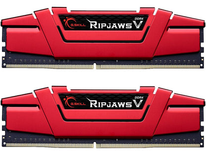 G.SKILL Ripjaws V Series 16GB (2 x 8GB) 288-Pin DDR4 SDRAM DDR4 2400 (PC4 19200) Desktop Memory Model F4-2400C17D-16GVR