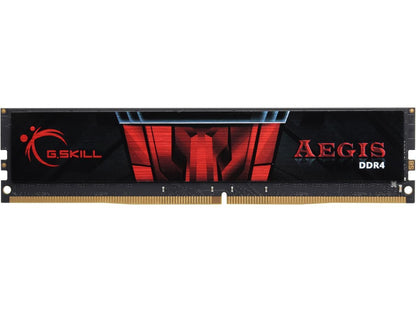 G.SKILL Aegis 8GB 288-Pin DDR4 SDRAM DDR4 2400 (PC4 19200) Desktop Memory Model F4-2400C17S-8GIS