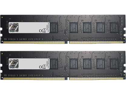 G.SKILL Value 8GB (2 x 4GB) 288-Pin DDR4 SDRAM DDR4 2400 (PC4 19200) Intel X299 / Z270 / Z170 / X99 Platform Desktop Memory Model F4-2400C17D-8GNT