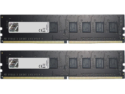 G.SKILL Value 8GB (2 x 4GB) 288-Pin DDR4 SDRAM DDR4 2400 (PC4 19200) Intel X299 / Z270 / Z170 / X99 Platform Desktop Memory Model F4-2400C17D-8GNT