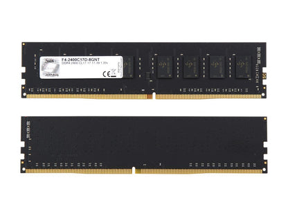 G.SKILL Value 8GB (2 x 4GB) 288-Pin DDR4 SDRAM DDR4 2400 (PC4 19200) Intel X299 / Z270 / Z170 / X99 Platform Desktop Memory Model F4-2400C17D-8GNT